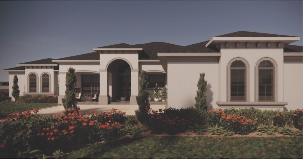 Highland Homes Custom Home Rendering