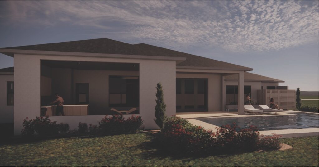 Highland Homes Custom Home Rendering