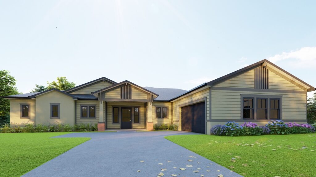 Highland Homes Custom Home Rendering