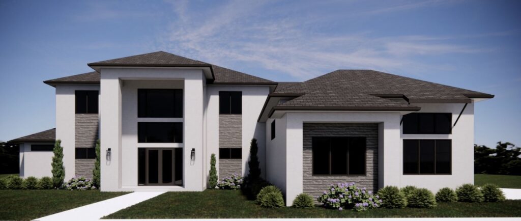 Highland Homes Custom Home Rendering