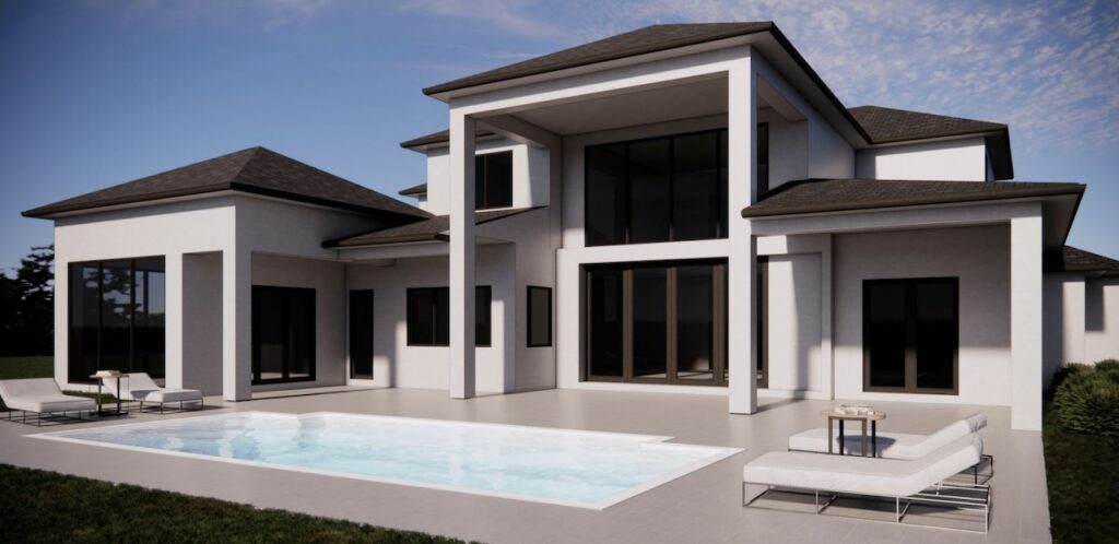 Highland Homes Custom Home Rendering