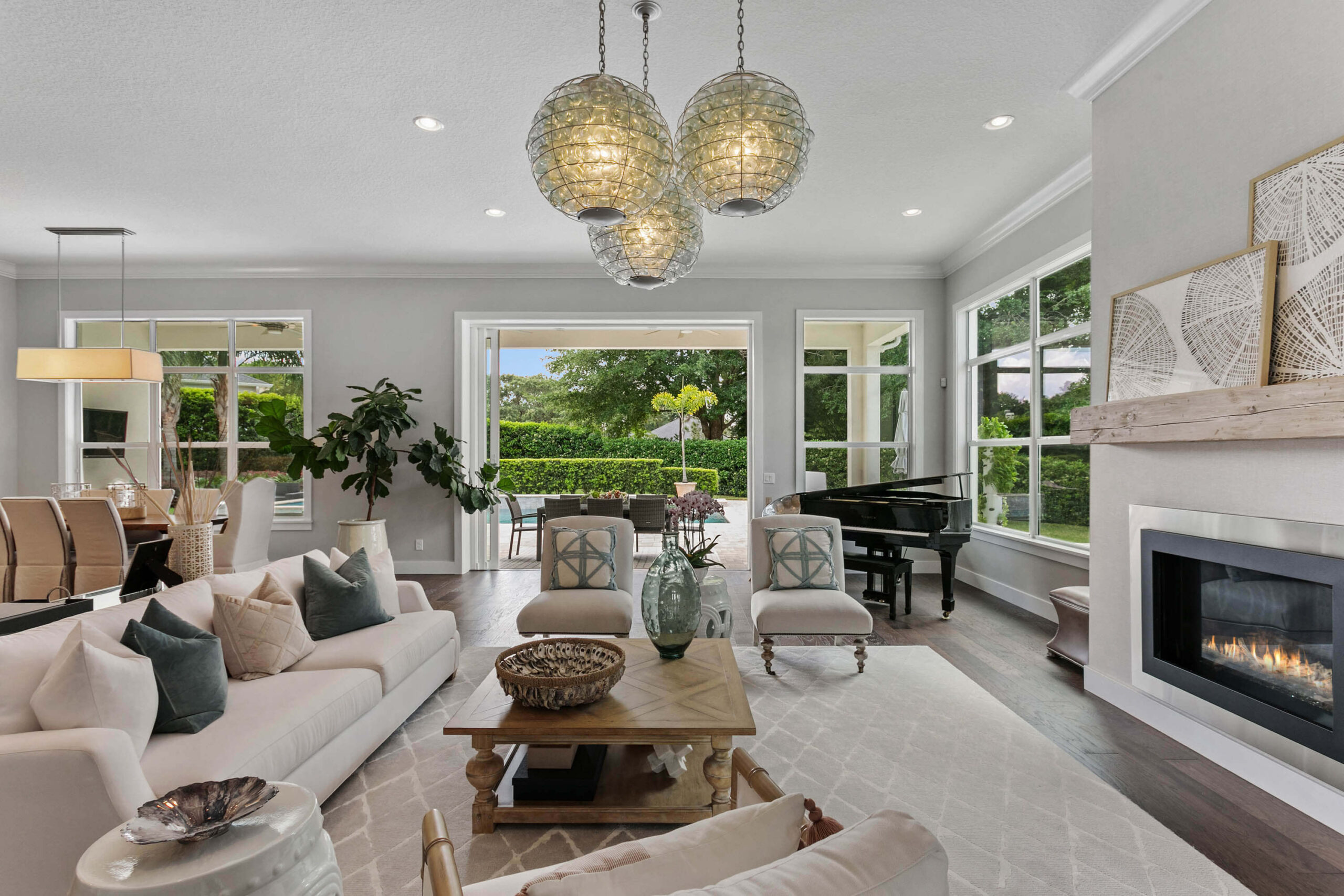 Highland Homes Custom Home Builder living